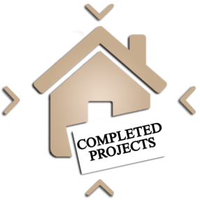 completed projects with arrows